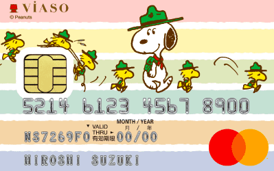 VIASOカード(スヌーピーデザイン)