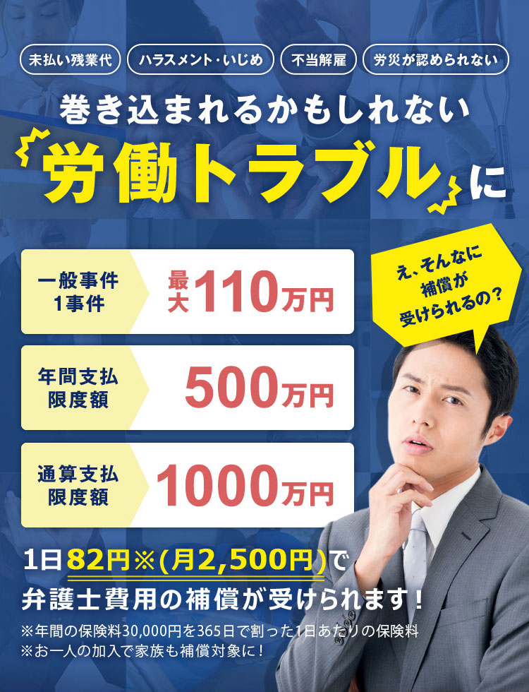 巻き込まれるかもしれない労働トラブルに
